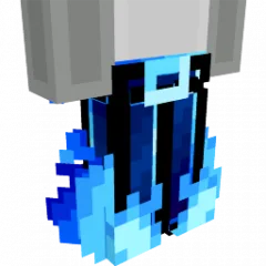 Cyan Flame Pants