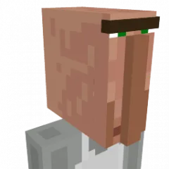 Squeezed Villager Head