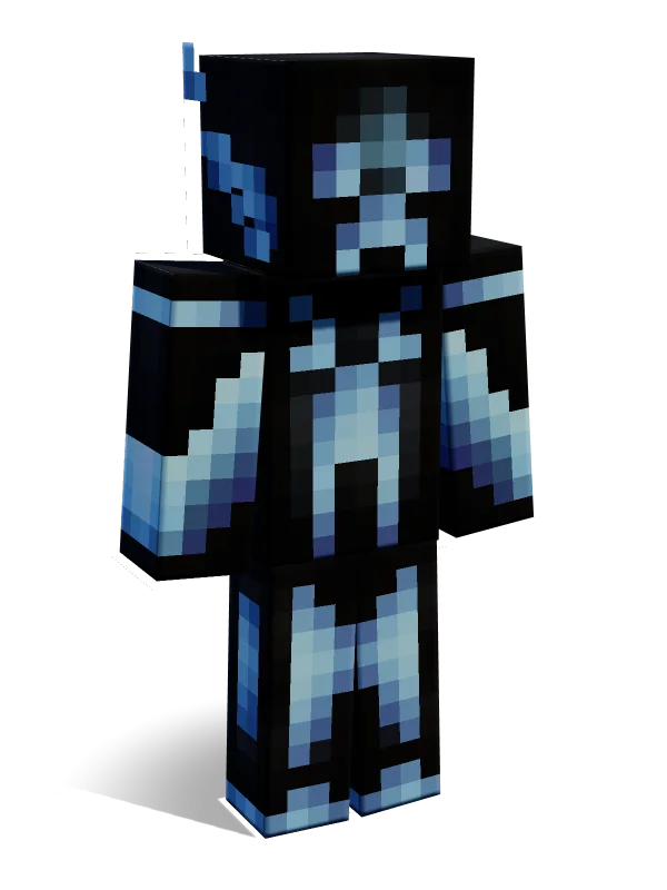 Neon Creeper 1 Minecraft skin