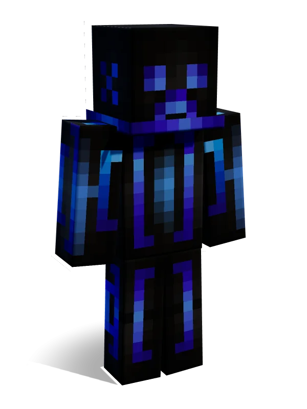 Neon Creeper 12 Minecraft skin