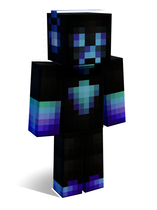 Neon Creeper 9 Minecraft skin
