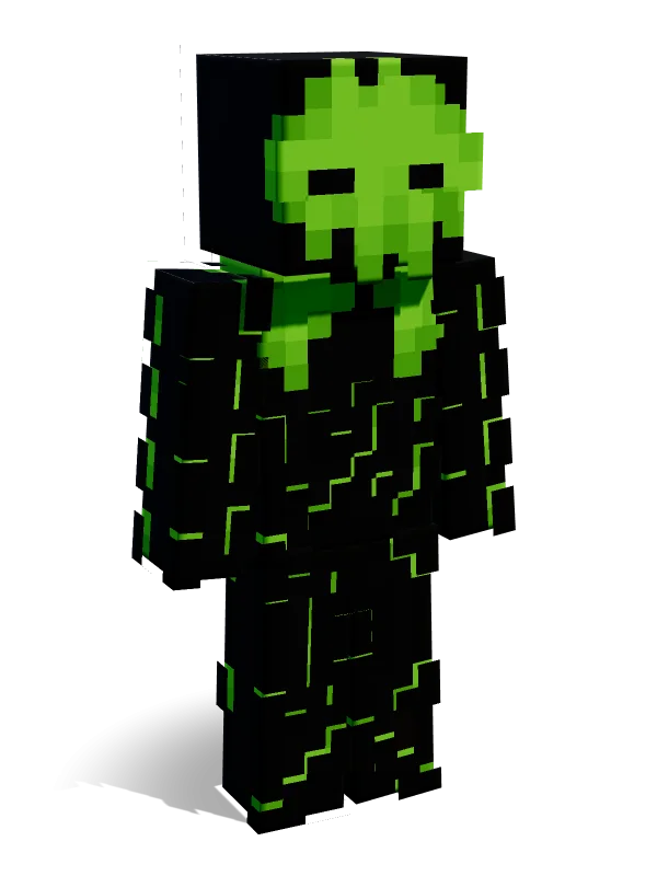 Neon Green Minecraft skin