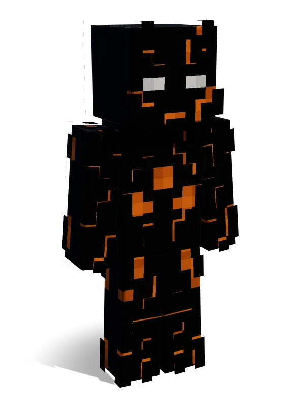 Orange Minecraft skin