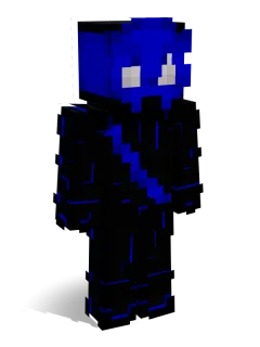 Blue skin