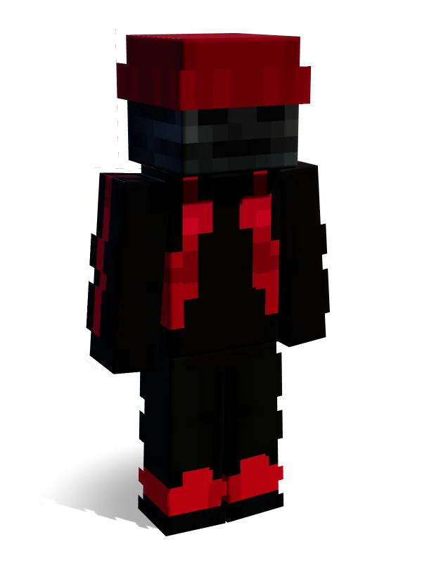 Neon Wither Skeleton Minecraft skin