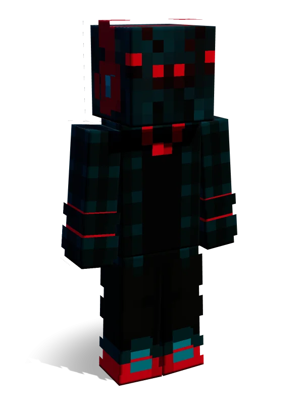 Neon Spider Minecraft skin