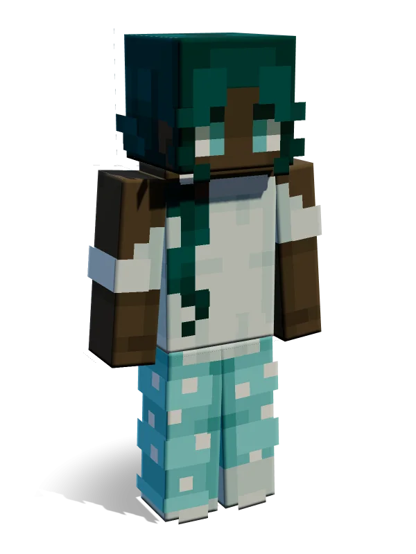 Aqua Minecraft skin