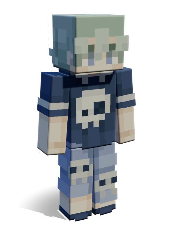 Azure Minecraft skin