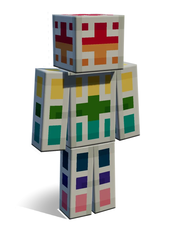 Synth Minecraft skin