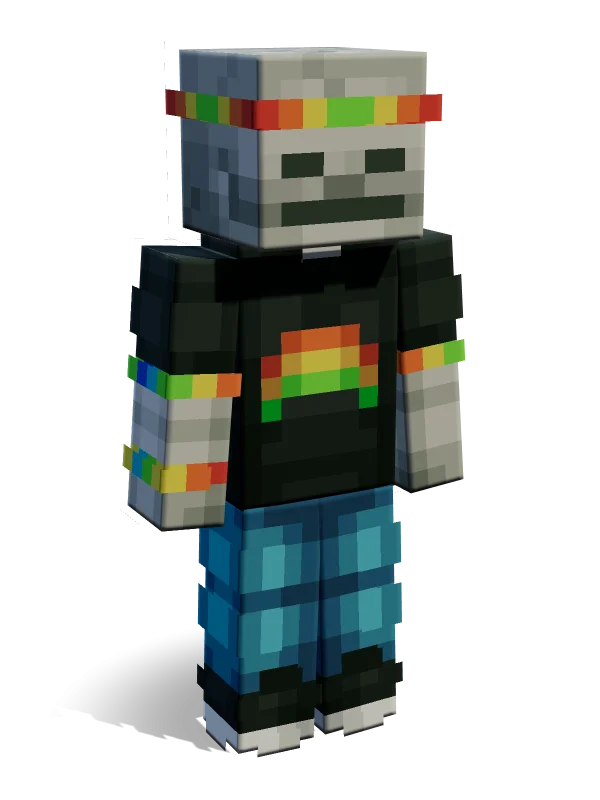 Skeleton Minecraft skin