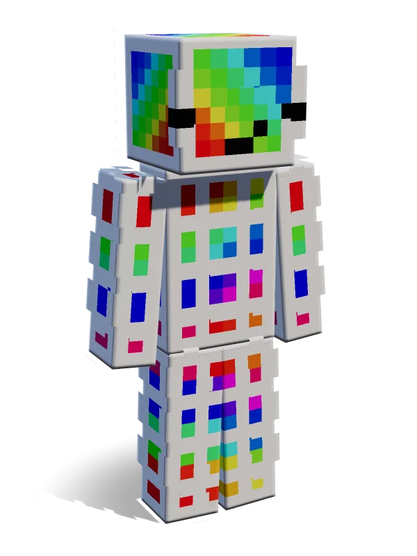 Neon Minecraft skin