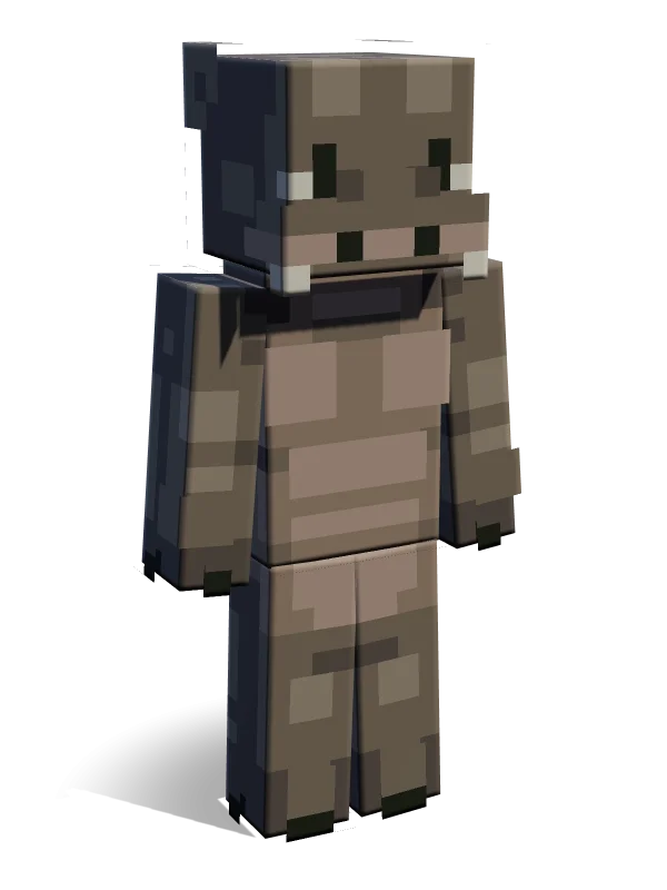 Hipopotam Minecraft skin