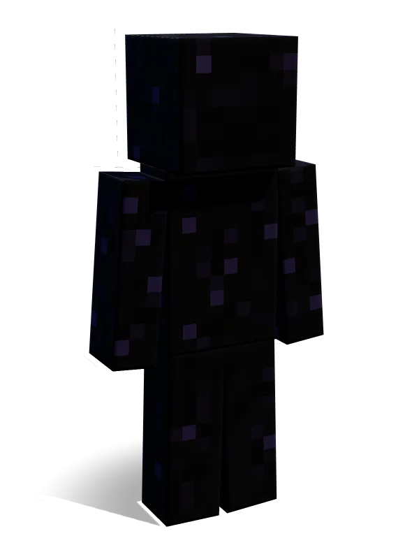 Obsidian Minecraft skin