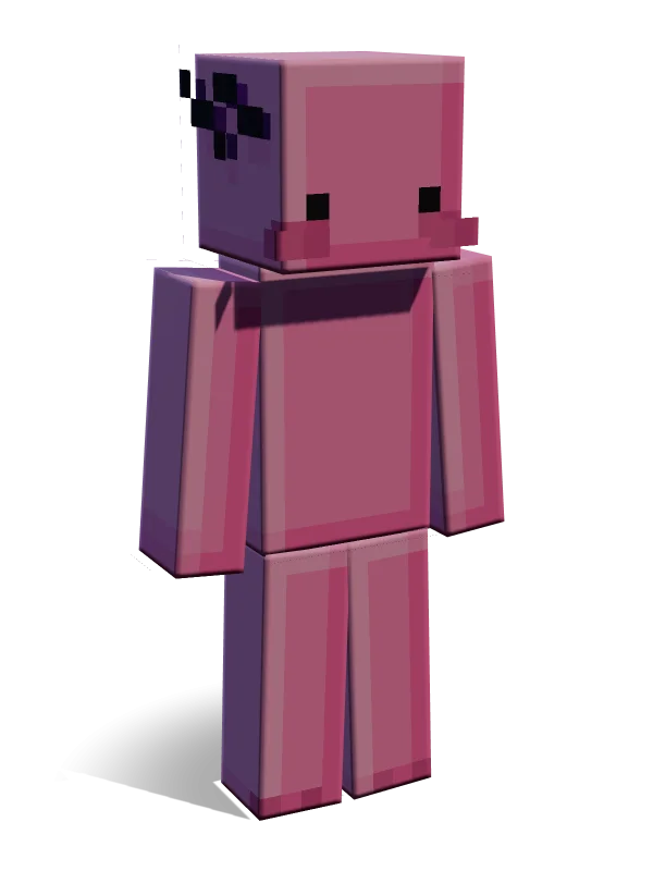 Axolotl Minecraft skin
