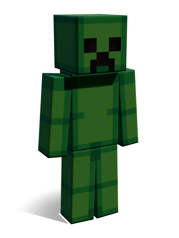 Creeper Minecraft skin