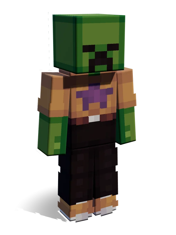 Creeper Minecraft skin