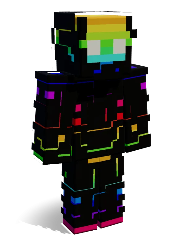 Vibrant Minecraft skin