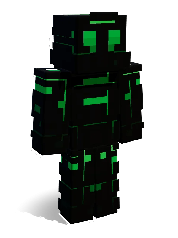 Neon Minecraft skin