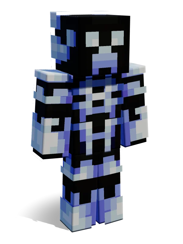 Ice Creeper Minecraft skin