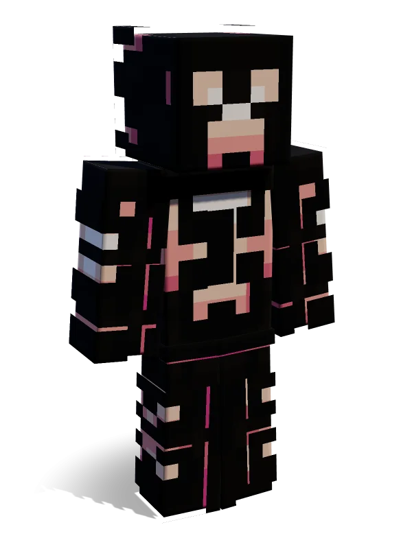 Fire Creeper Minecraft skin
