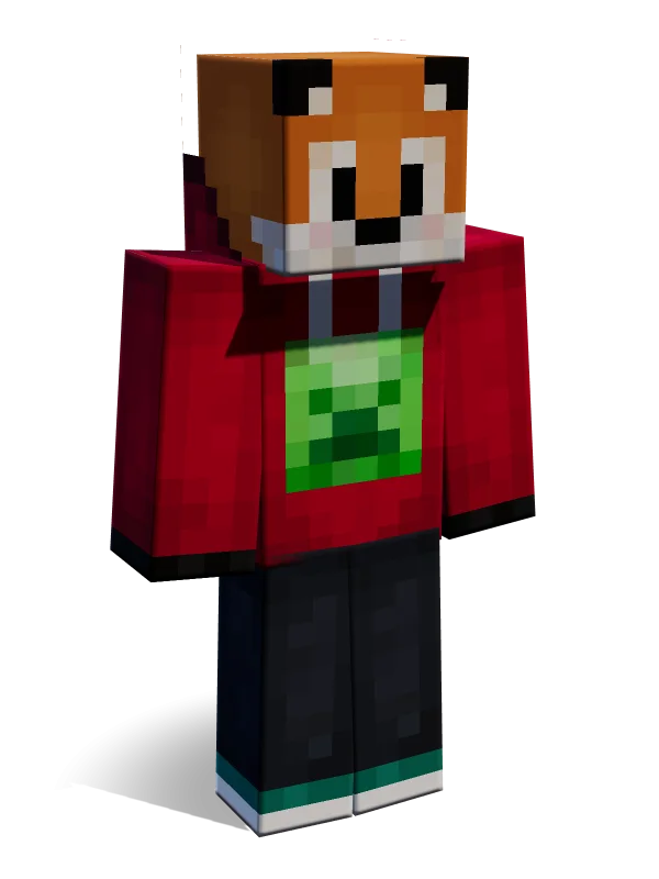 FoxyNoTail Minecraft skin