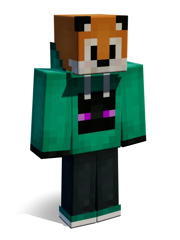 FoxyNoTail Minecraft skin