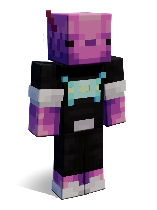 Axolotl Minecraft skin