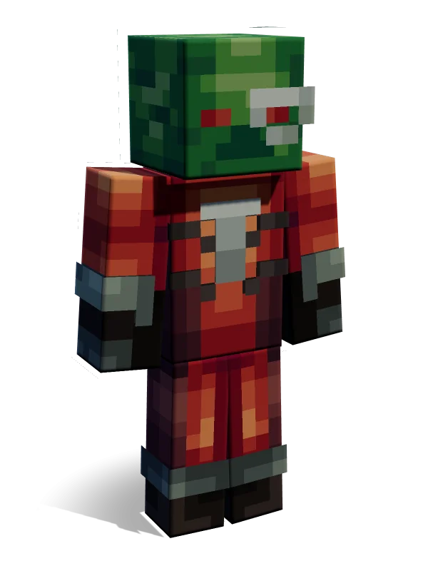 Scary Zombie Minecraft skin